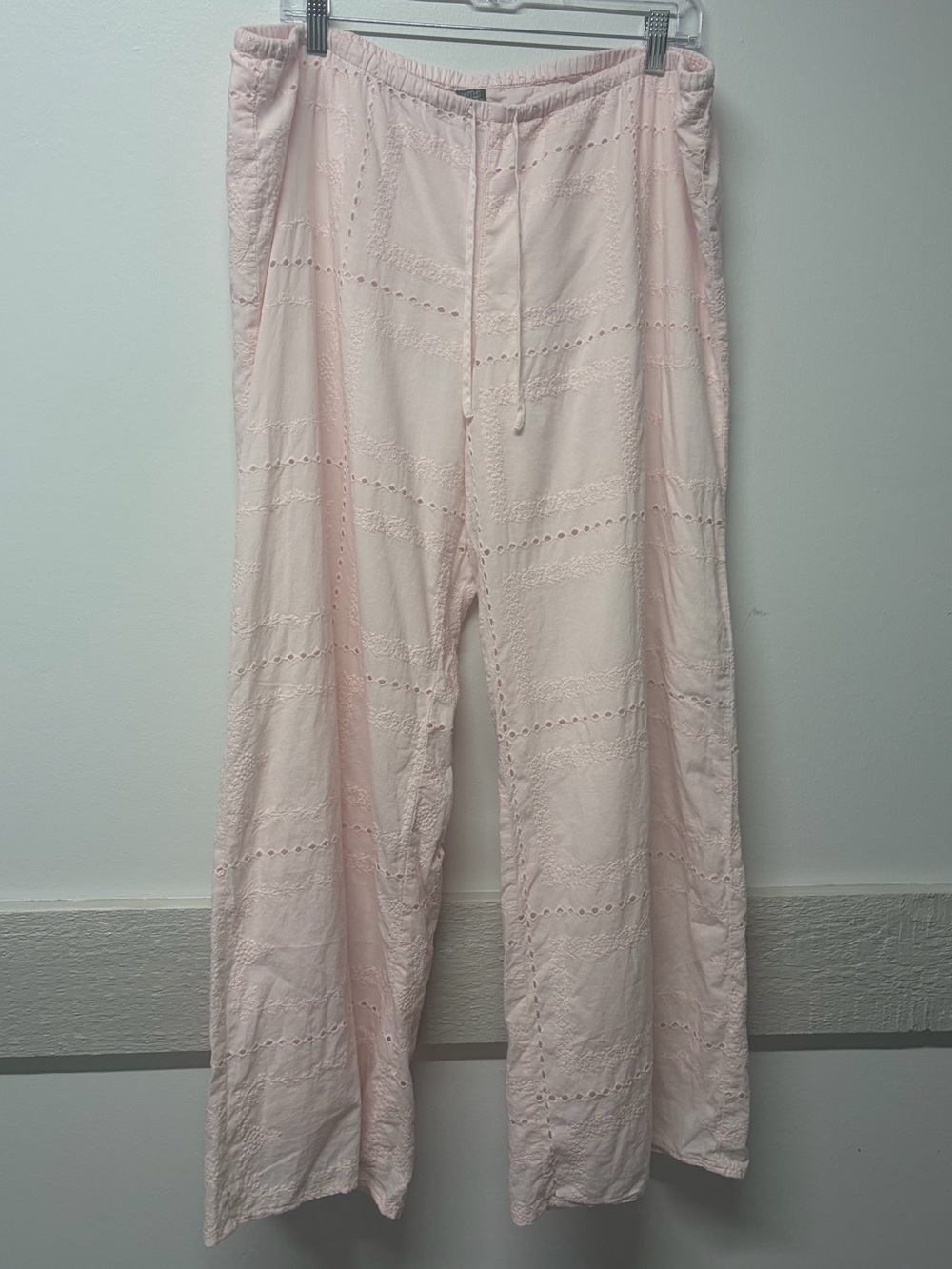 Pink Wide Peg Pants XL